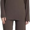 Loungewear Set pajamas Womens sleepwear Bamboo Viscose Long Sleeve t shirt Long Pants Super Soft Novelty Pjs Set