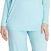 Loungewear Set pajamas Womens sleepwear Bamboo Viscose Long Sleeve t shirt Long Pants Super Soft Novelty Pjs Set