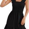Sun Dresses for Women 2024 Cute Summer Beach Dresses Casual Vacation Outfits Coverup Dress